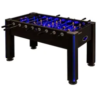 Atomic Azure 58" LED Foosball Table - Black