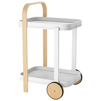 Umbra Bellwood Modern Serving Cart - White/Natural