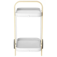 Umbra Bellwood Modern Serving Cart - White/Natural