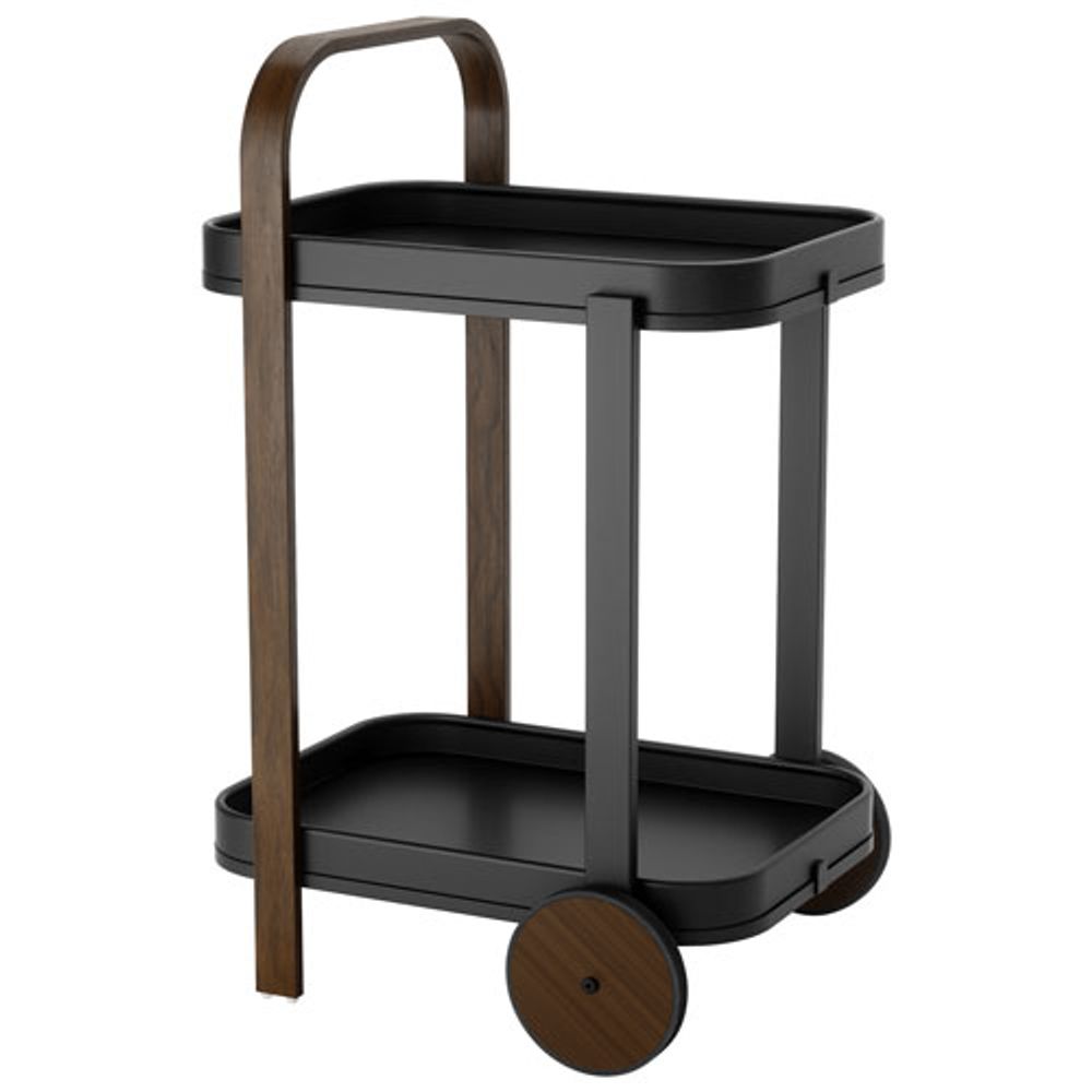 Umbra Bellwood Modern Serving Cart - Black/Natural