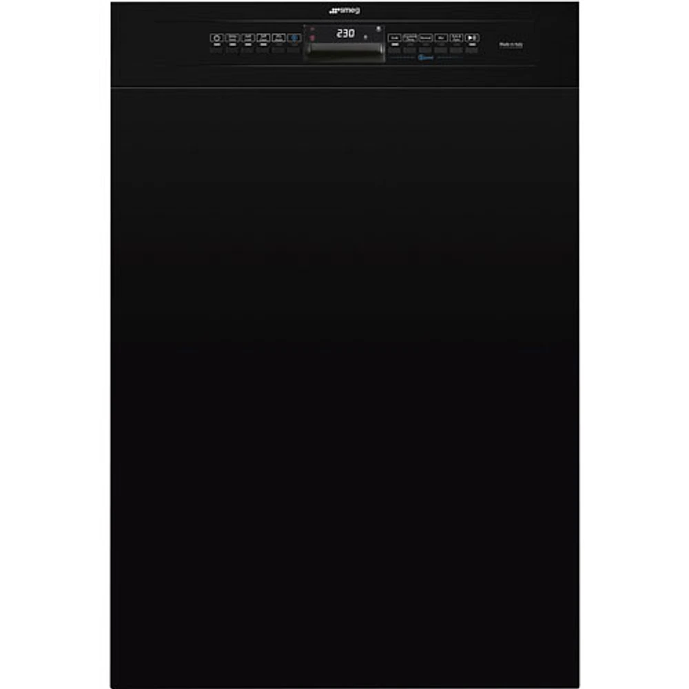 Smeg 24" 48dB Built-In Dishwasher with Third Rack (LSPU8643BL) - Black