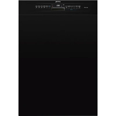 Smeg 24" 48dB Built-In Dishwasher with Third Rack (LSPU8643BL) - Black