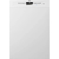 Smeg 24" 48dB Built-In Dishwasher with Third Rack (LSPU8643WH) - White