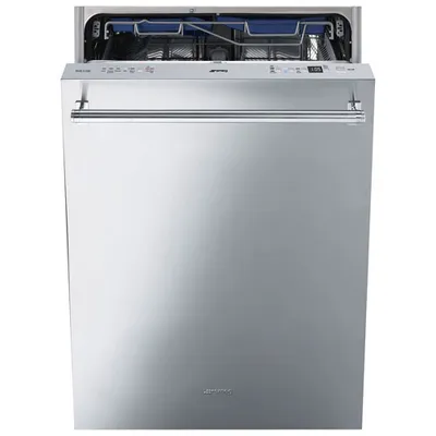 Smeg 24" 48dB Built-In Dishwasher with Third Rack (STU8623X) - Stainless Steel