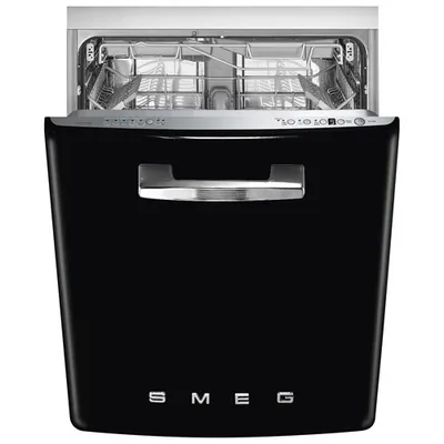 Smeg 24" 47dB Built-In Dishwasher with Third Rack (STU2FABBL2) - Black