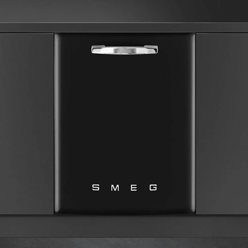 Smeg 24" 47dB Built-In Dishwasher with Third Rack (STU2FABBL2) - Black