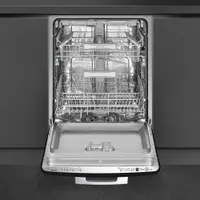 Smeg 24" 47dB Built-In Dishwasher with Third Rack (STU2FABBL2) - Black