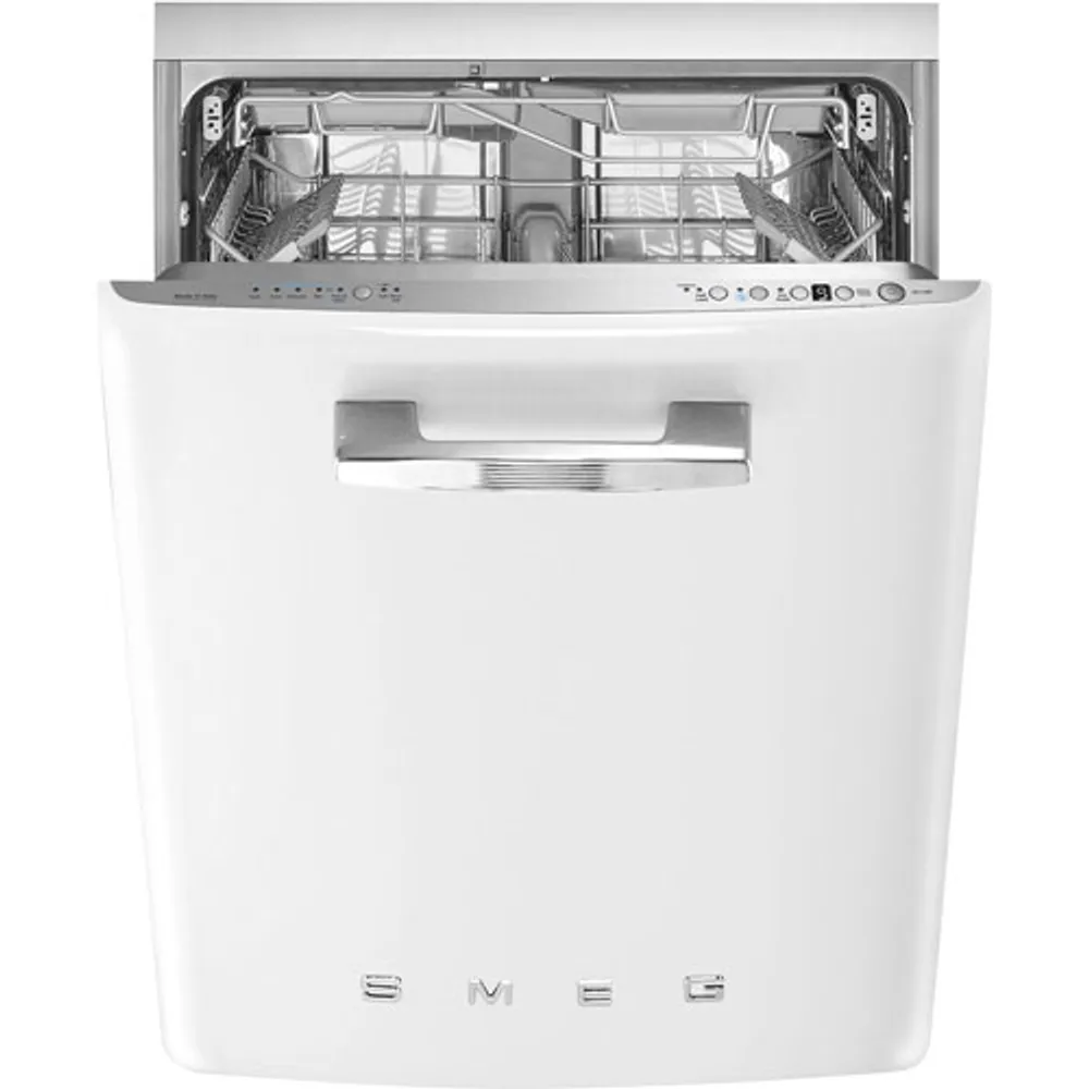 Smeg 24" 47dB Built-In Dishwasher with Third Rack (STU2FABWH2) - White