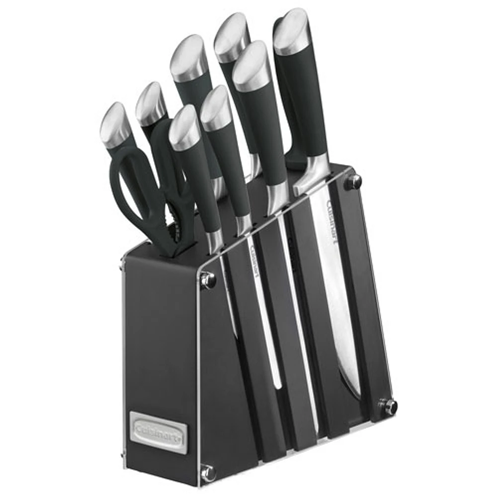 Cuisinart Acrylic 11-Piece Knife Block Set (C77S-11BKC)