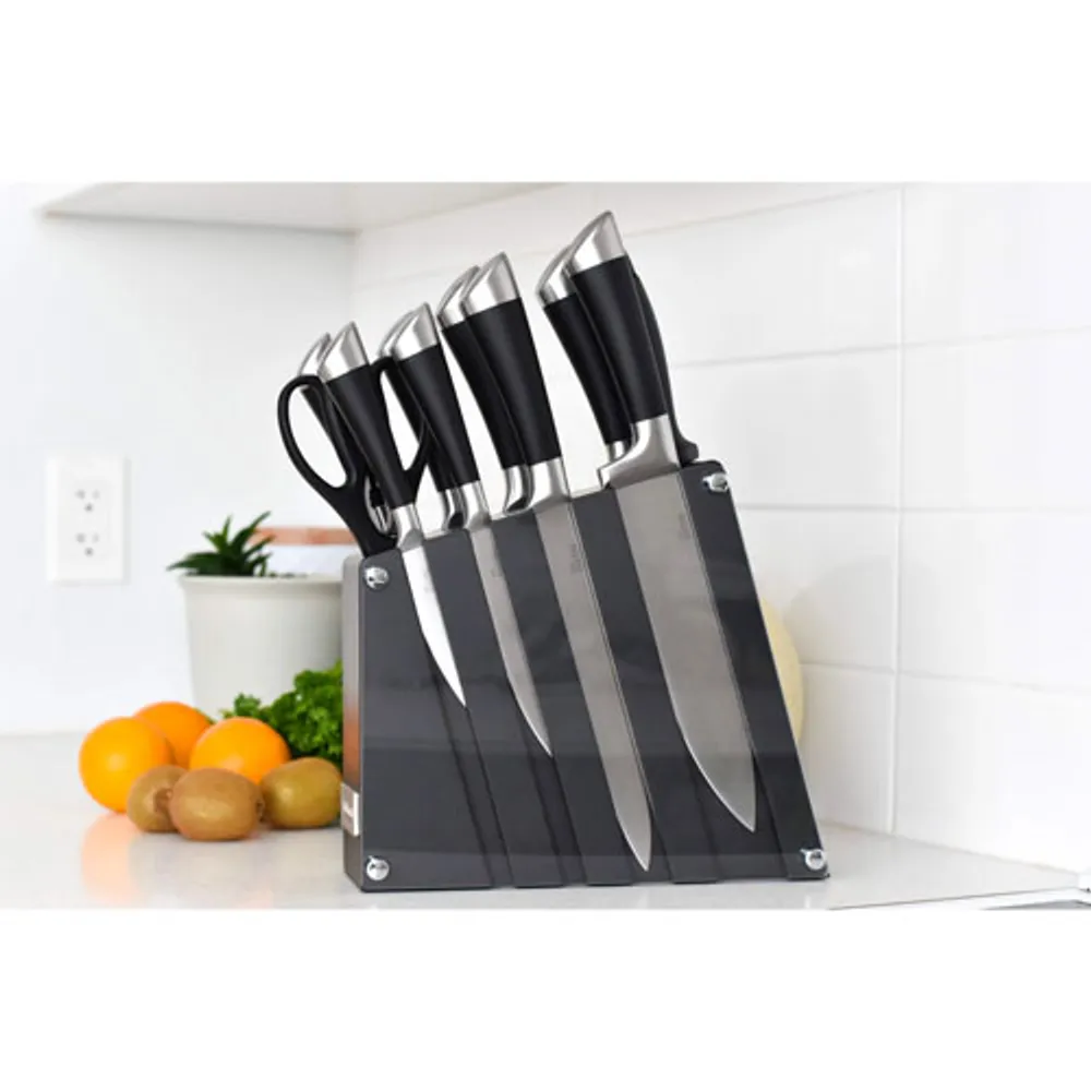 Cuisinart Acrylic 11-Piece Knife Block Set (C77S-11BKC)