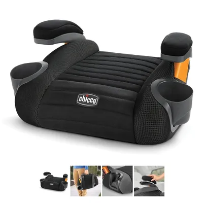 Chicco gofit belt-positioning backless booster seat for infant kids and toddler, knight