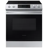 Samsung 30" 6.3 Cu Ft Fan Convection Slide-In Induction Air Fry Range (NE63B8411SS/AC) - Stainless Steel