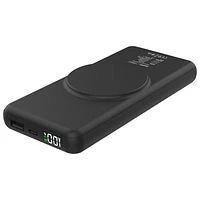 Chargeur portable rapide USB 10 000 mAh 22,5 W de Kopplen avec chargeur sans fil et câble USB intégré - Noir