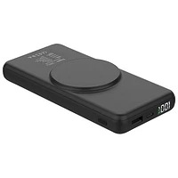 Chargeur portable rapide USB 10 000 mAh 22,5 W de Kopplen avec chargeur sans fil et câble USB intégré - Noir