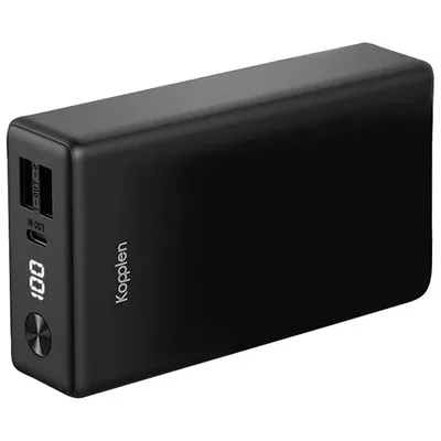Kopplen Digital Display 20000 mAh 22.5W Fast Charging USB Power Bank - Black