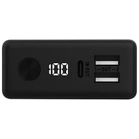 Chargeur portable USB à chargement rapide de 22,5 W et 20 000 mA h avec affichage numérique de Kopplen - Noir