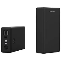 Kopplen Digital Display 20000 mAh 22.5W Fast Charging USB Power Bank - Black