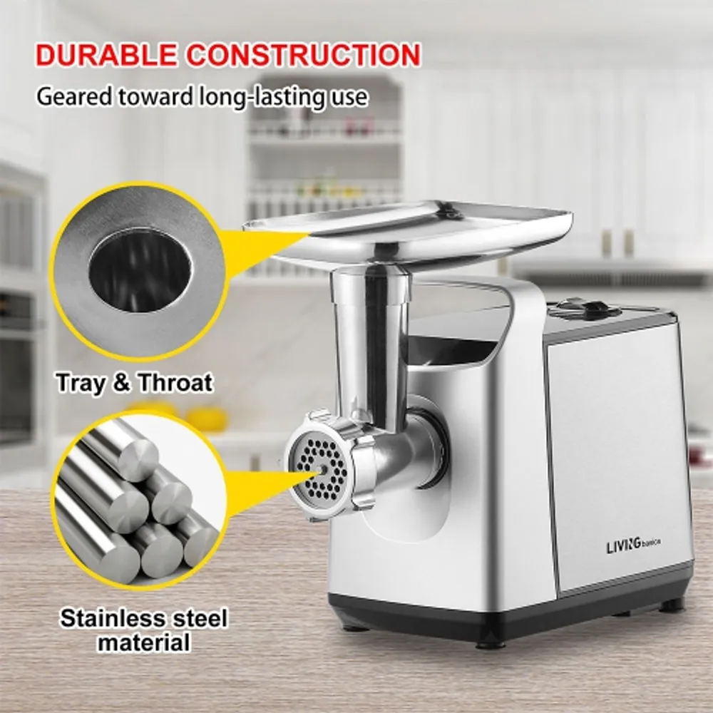 2in1 Sausage Stuffer Maker Meat Grinder Metal Meat Sausage