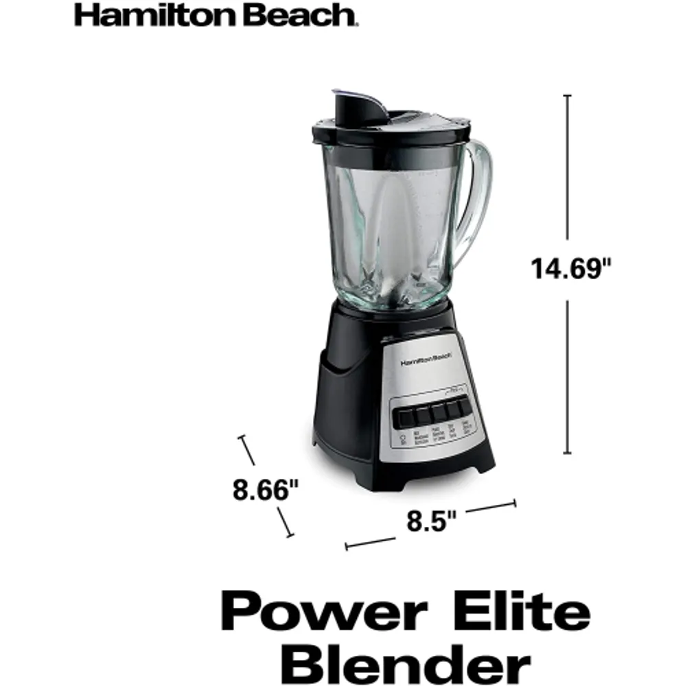 Hamilton Beach Power Elite Blender, Multi-Function