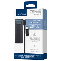 Insignia M.2 NVMe To USB-C SSD Enclosure (NS-PCNVMEHDE-C) - Only at Best Buy