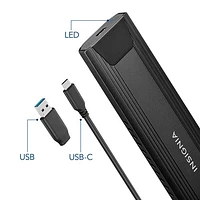 Insignia M.2 NVMe To USB-C SSD Enclosure (NS-PCNVMEHDE-C) - Only at Best Buy