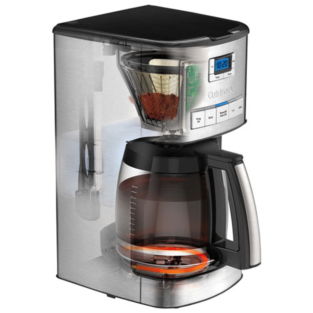 Cuisinart PerfecTemp Programmable Drip Coffee Maker - 14-Cup - Stainless Steel - Only at Best Buy