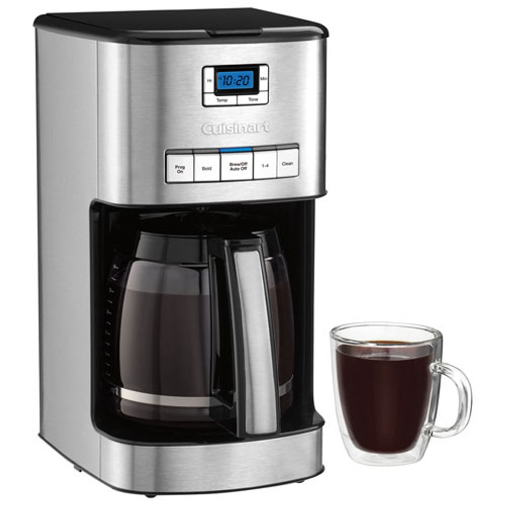 Cuisinart PerfecTemp Programmable Drip Coffee Maker - 14-Cup - Stainless Steel - Only at Best Buy