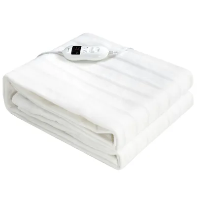 Gymax Electric Heated Mattress Pad Twin/Full/Queen/King Size w/ Overheat Protection