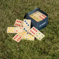 Jeu de dominos en bois de 28 pièces pour pelouse de Triumph