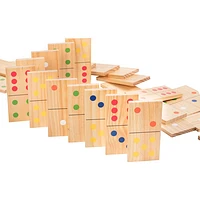 Jeu de dominos en bois de 28 pièces pour pelouse de Triumph