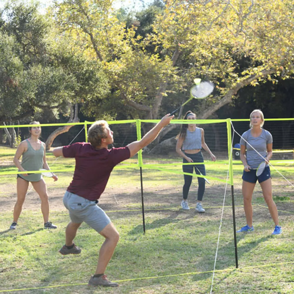 Jeu combiné de volleyball et de badminton à 4 carrés de Triumph