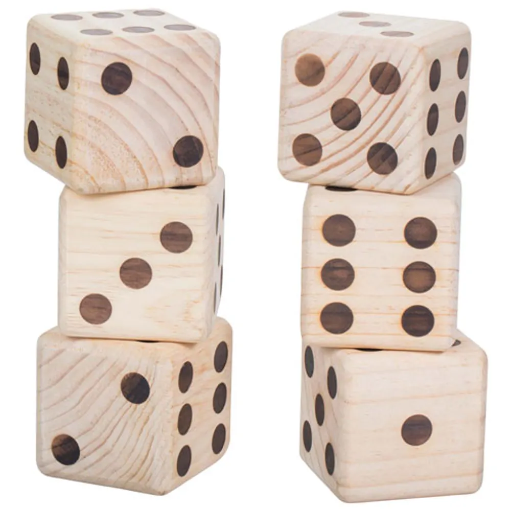 Triumph Big Roller Wooden Lawn Dice