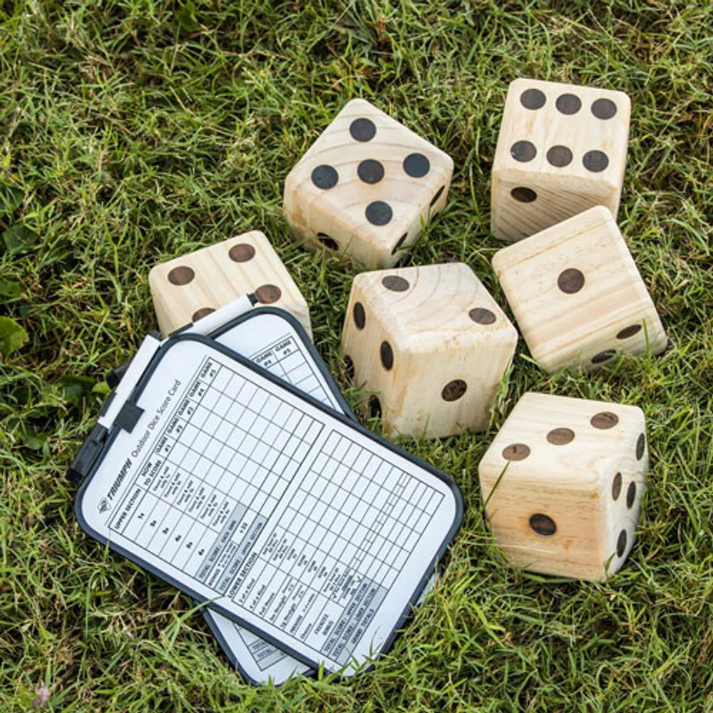 Triumph Big Roller Wooden Lawn Dice