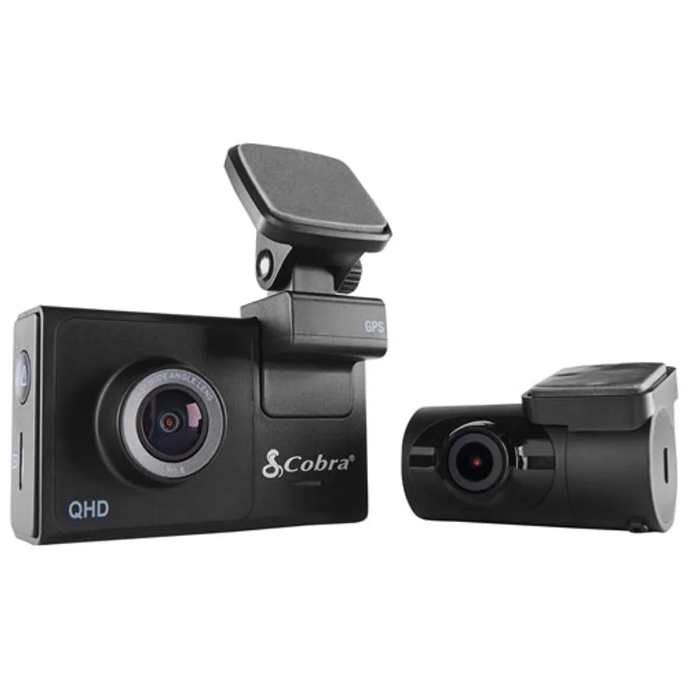 Cobra SC200D Dash Cam with 3" LCD Screen & Rear Camera