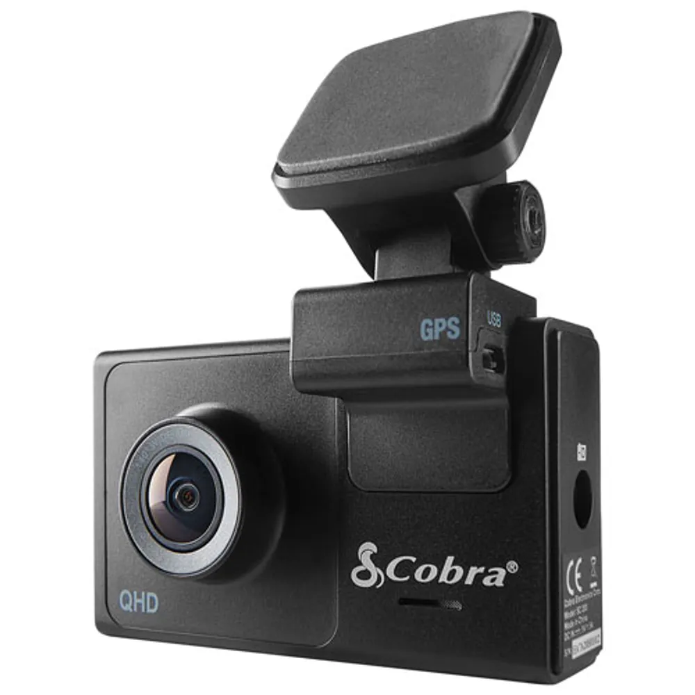 Cobra SC200D Dash Cam with 3" LCD Screen & Rear Camera