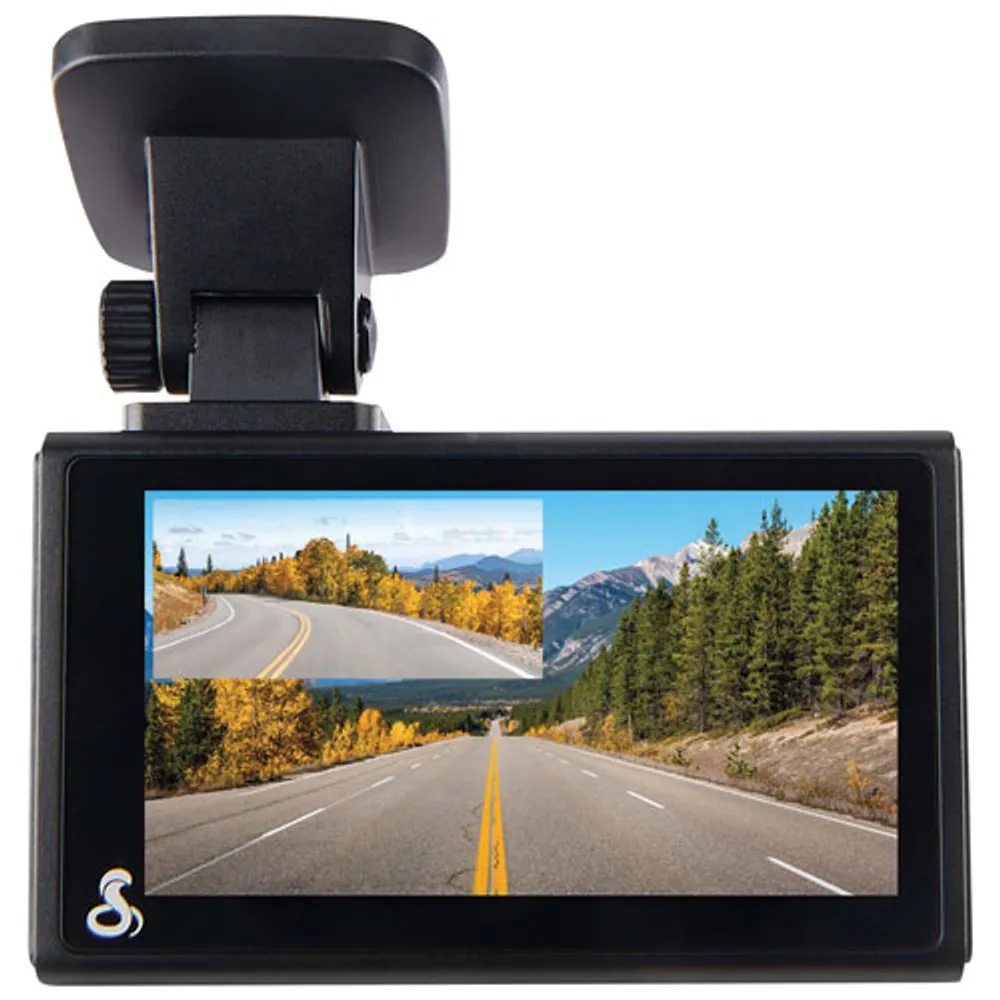 Cobra SC200D Dash Cam with 3" LCD Screen & Rear Camera