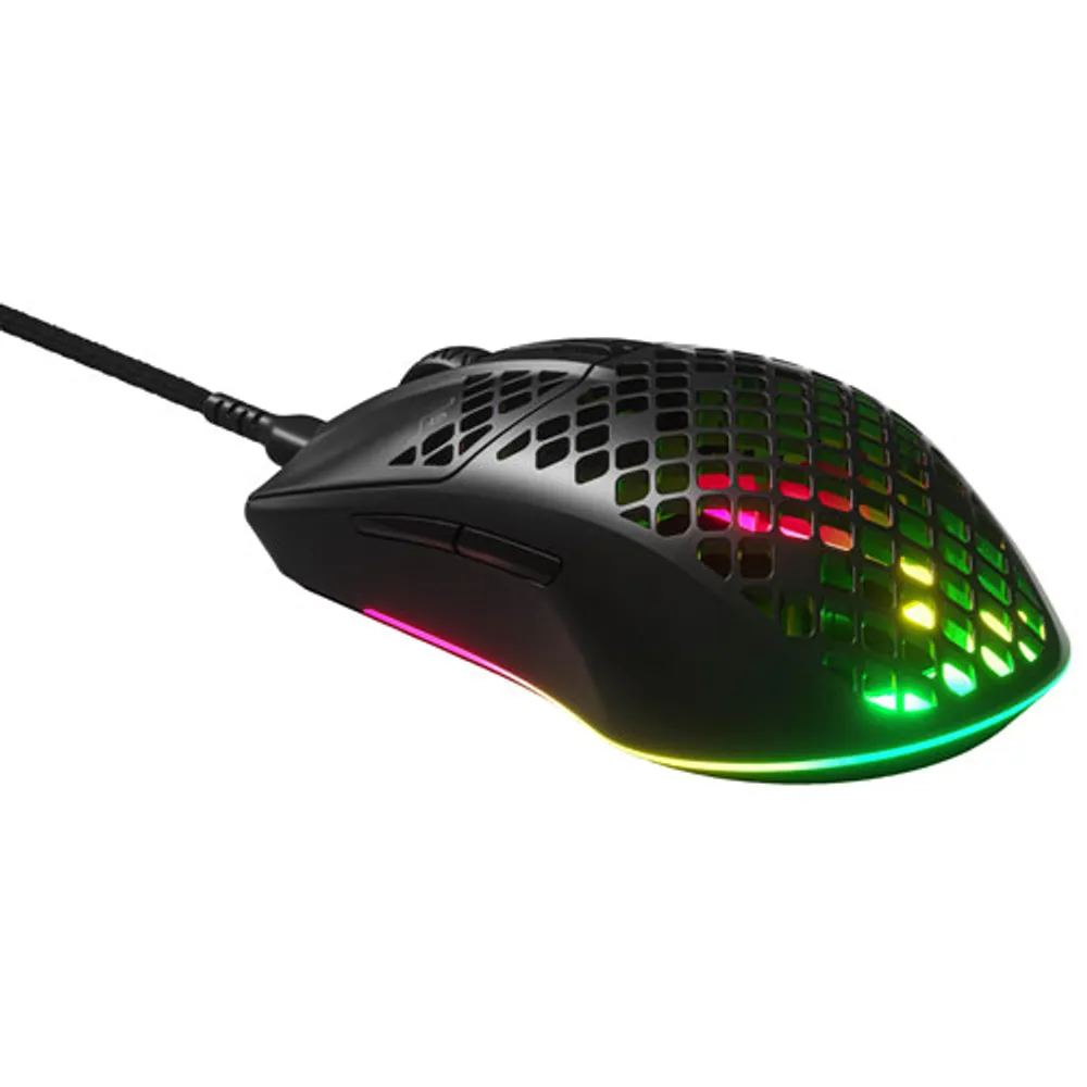 SteelSeries Aerox 3 2022 Edition 8500 DPI Optical Gaming Mouse - Black