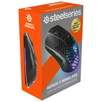 Souris de jeu optique Bluetooth de 18 000 ppp Aerox 3 2022 Edition de SteelSeries - Noir