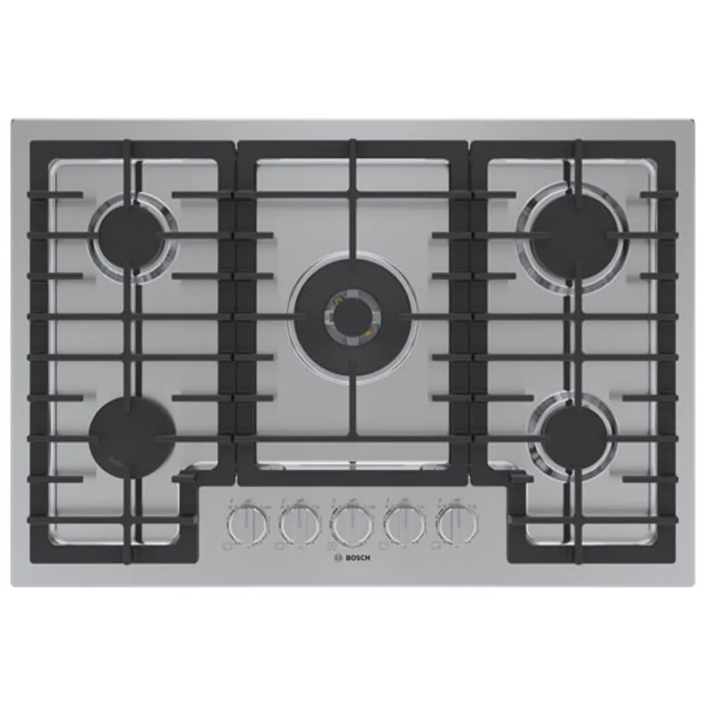 Bosch 30" 5-Burner Gas Cooktop (NGM8058UC) - Stainless Steel