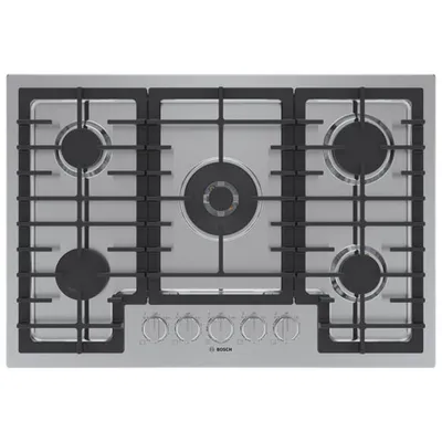 Bosch 30" 5-Burner Gas Cooktop (NGM8058UC) - Stainless Steel