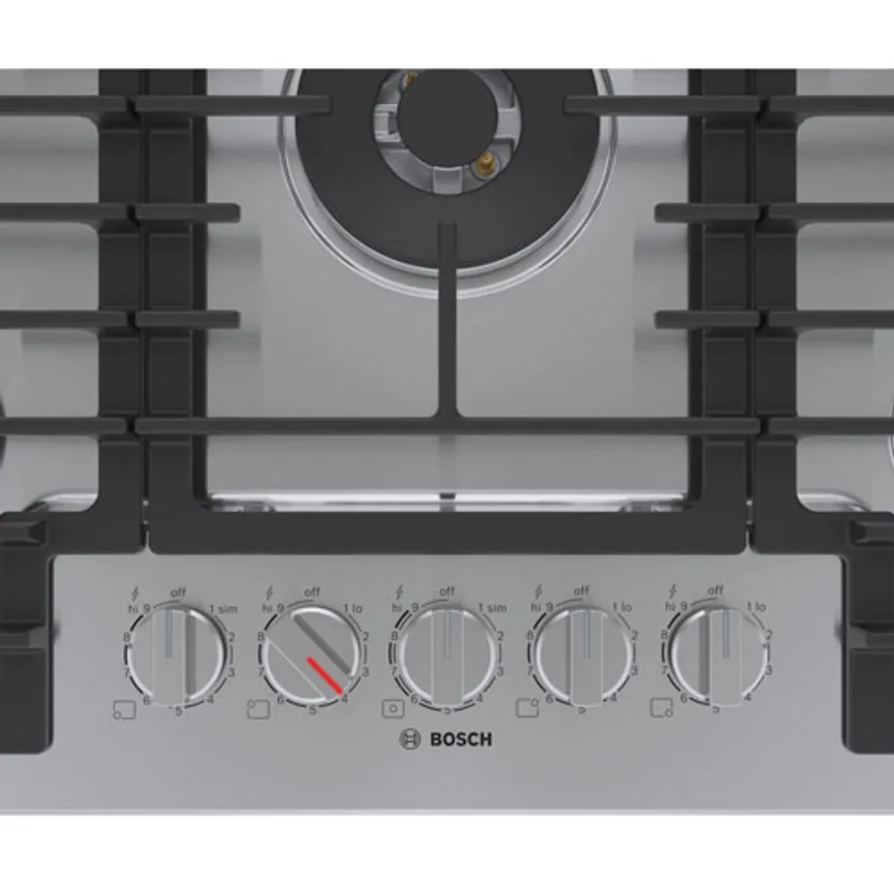 Bosch 30" 5-Burner Gas Cooktop (NGM8058UC) - Stainless Steel