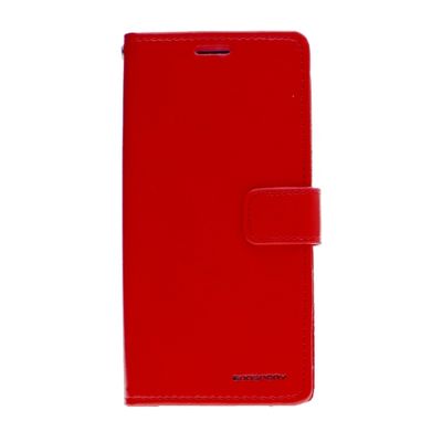 TopSave Goospery Bluemoon Card Slot w/Magnetic Clip Leather Folio Wallet Flip For Samsung Galaxy A13 5G, Red