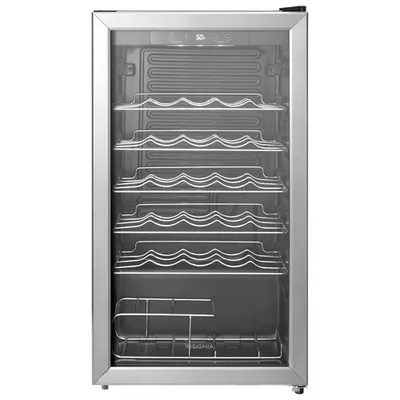 Insignia 3.2 Cu. Ft. 29-Bottle Freestanding Wine Cooler (NS-WC29SS3-C) - Stainless Steel - Only at Best Buy