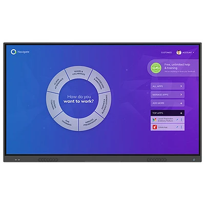 OneScreen 65" 4K UHD Touchscreen Interactive Commerical Display (ONESCREEN H6-65)