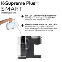 Keurig K-Supreme Plus Smart Single Serve Coffee Maker - Metal