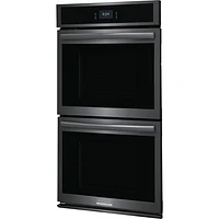 Frigidaire Gallery 27" 7.6 Cu.Ft. Combination Electric Wall Oven (GCWD2767AD) - Black Stainless Steel