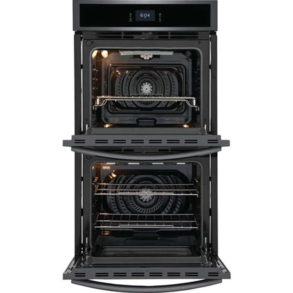 Frigidaire Gallery 27" 7.6 Cu.Ft. Combination Electric Wall Oven (GCWD2767AD) - Black Stainless Steel