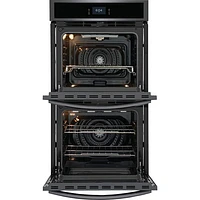 Frigidaire Gallery 27" 7.6 Cu.Ft. Combination Electric Wall Oven (GCWD2767AD) - Black Stainless Steel