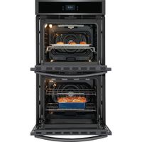 Frigidaire Gallery 27" 7.6 Cu.Ft. Combination Electric Wall Oven (GCWD2767AD) - Black Stainless Steel