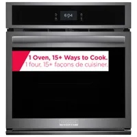 Frigidaire Gallery 27" 3.8 CU. Ft Combination Electric Wall Oven (GCWS2767AD) - Black Stainless Steel